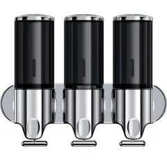 GENERICO - Dispensador Triple De Jabon Liquido Shampoo Acondicionador
