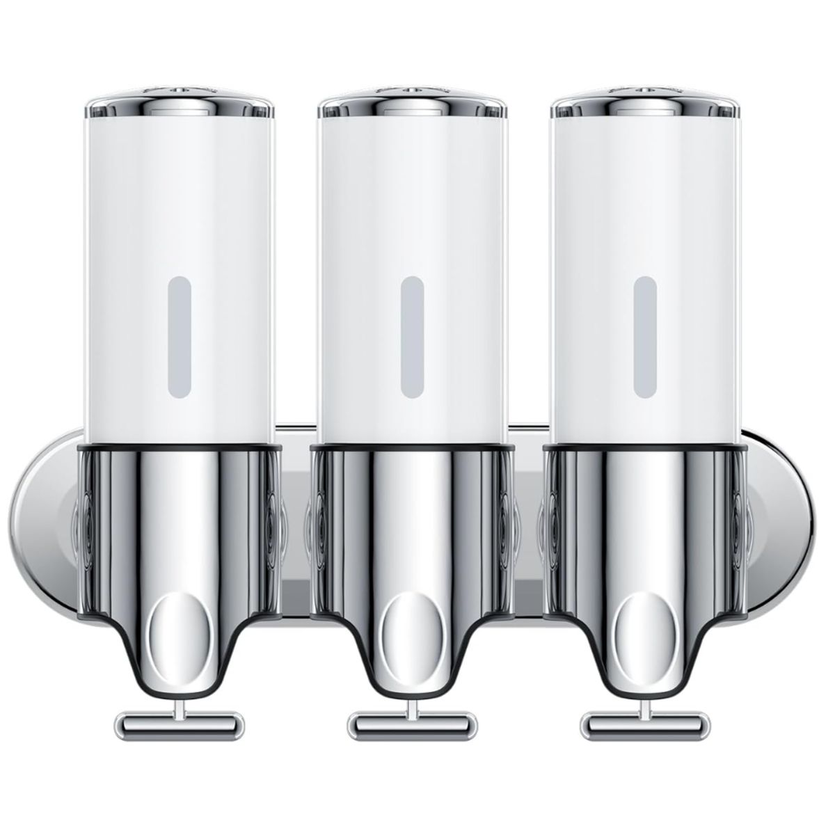 GENERICO - Dispensador Triple De Jabon Liquido Shampoo Acondicionador