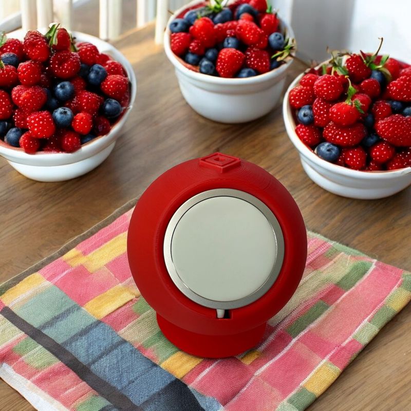 GENERICO - TRI-ORB - Soporte Magsafe para tu Iphone - Rojo Anaranjado