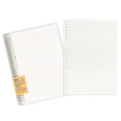 LANGUO - Libreta Anillada B5 Sistema Refill + Pack Hojas Repuesto Diseño de Línea