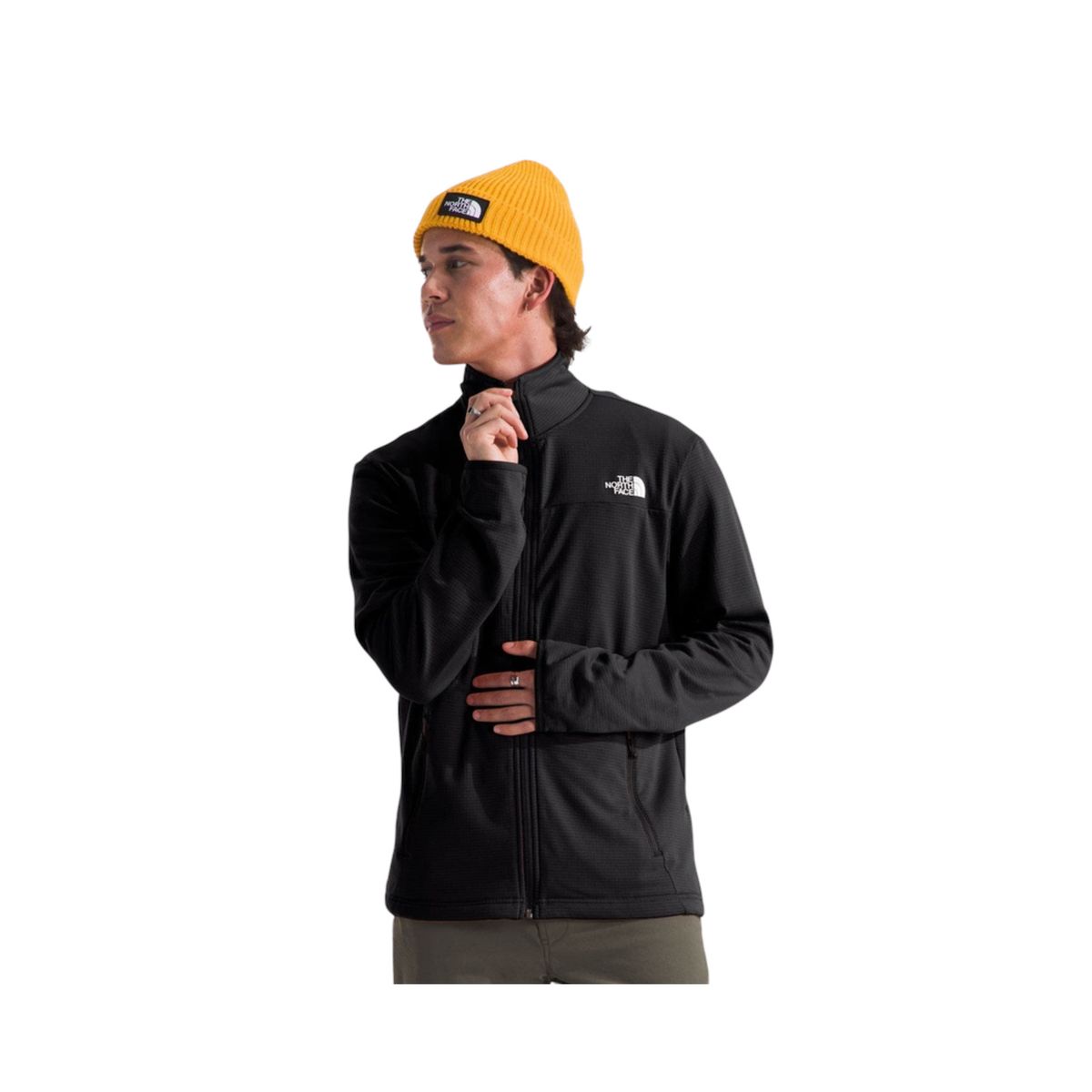THE NORTH FACE - Polar Cedar Trail Grid Fleece Hombre Negro