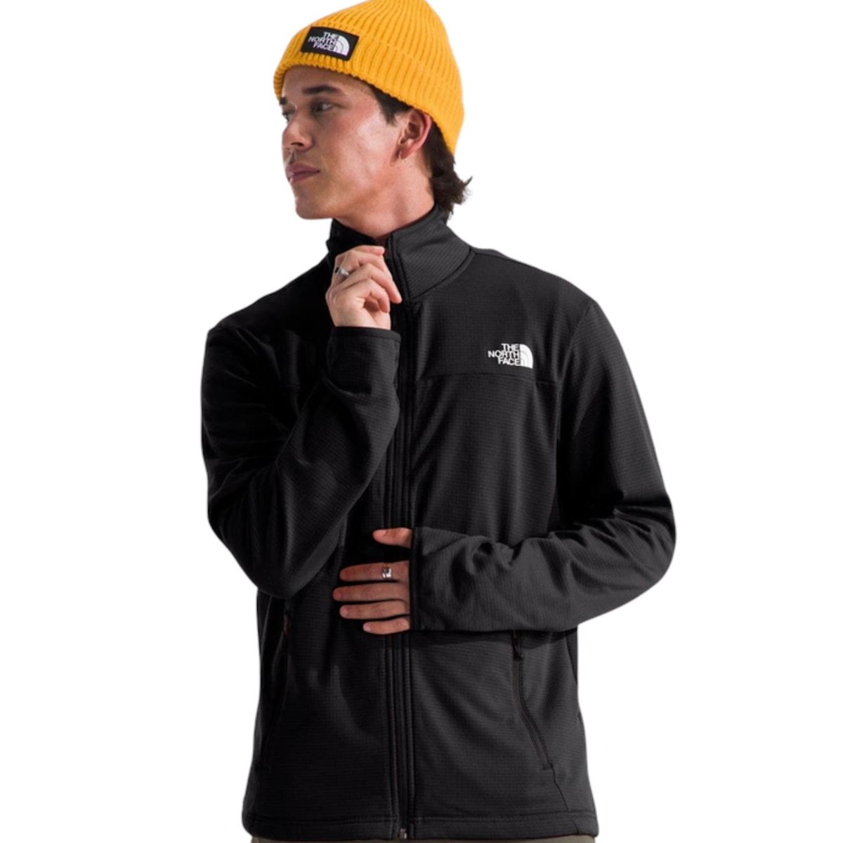 THE NORTH FACE - Polar Cedar Trail Grid Fleece Hombre Negro