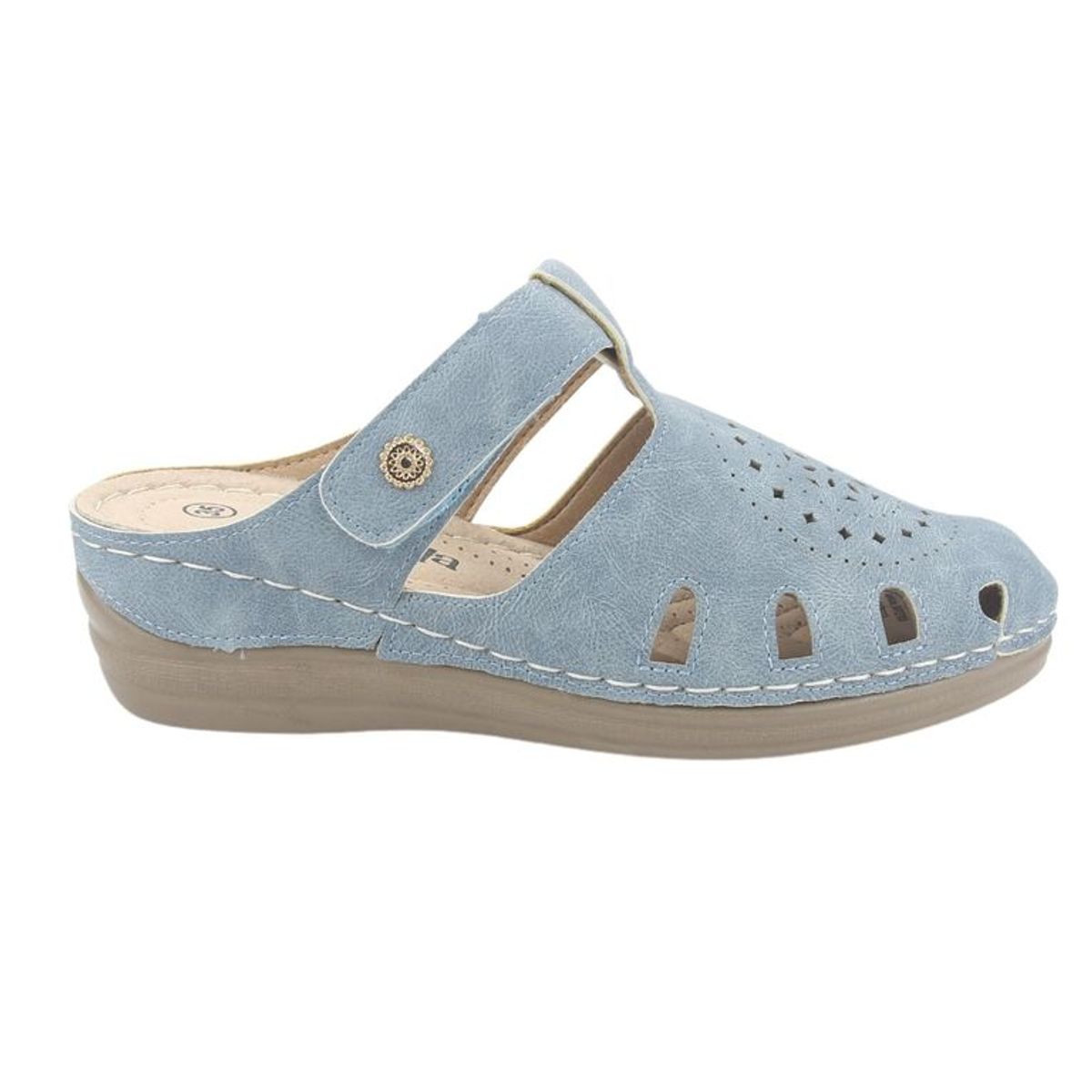 CHALADA - Sandalia Mujer Azul Comfort Chalada Musa-4