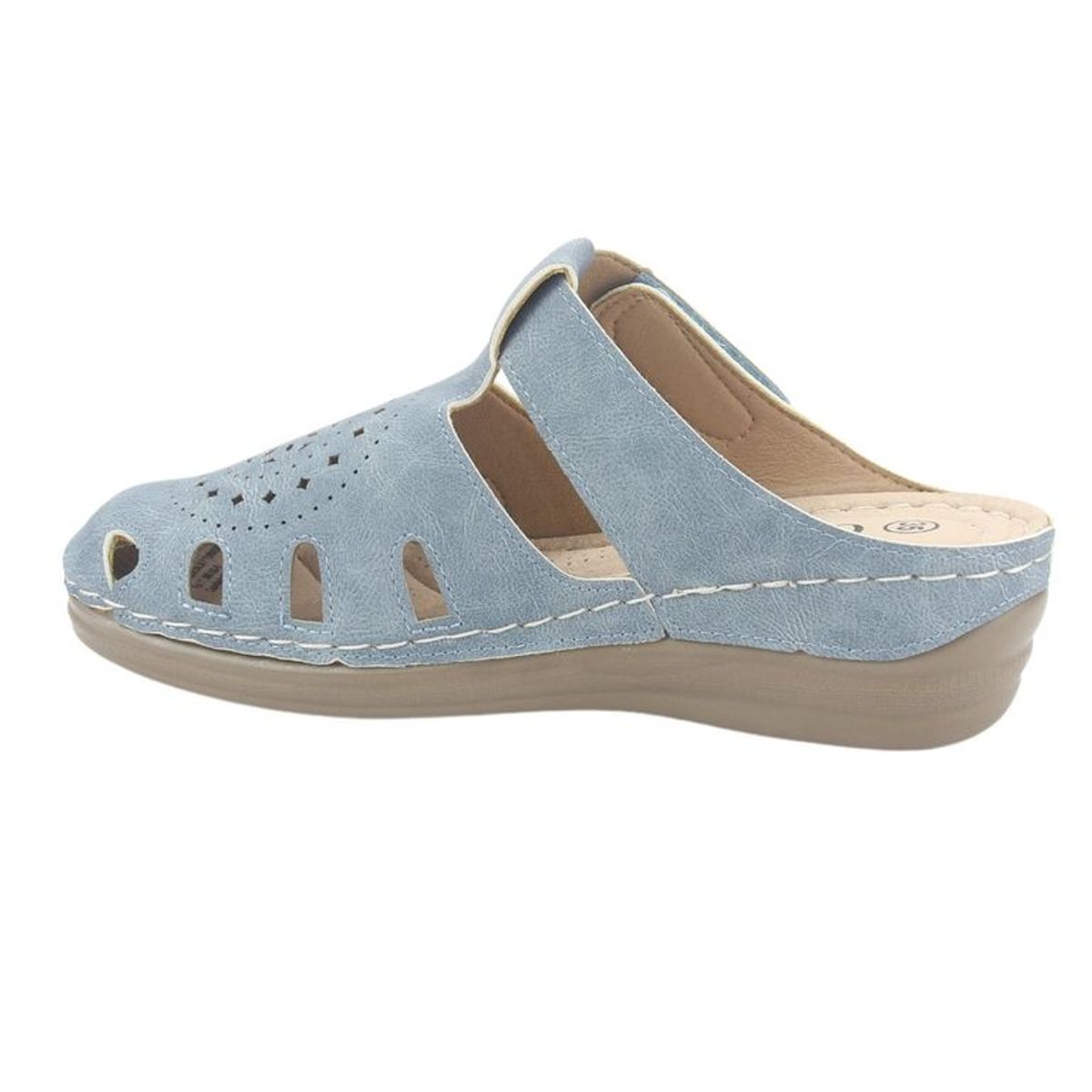 CHALADA - Sandalia Mujer Azul Comfort Chalada Musa-4