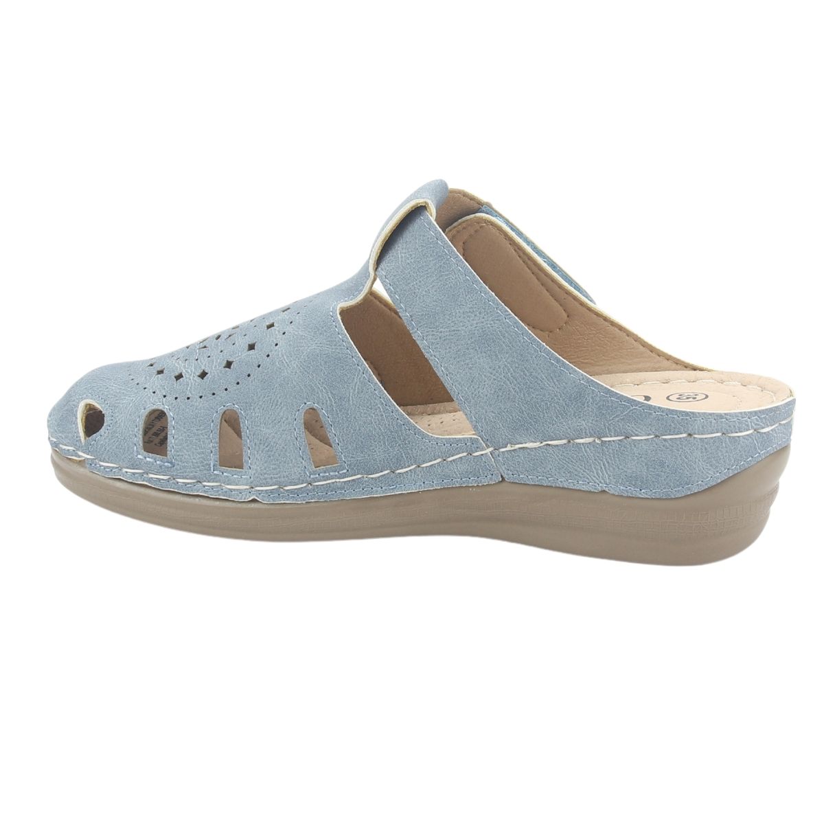 CHALADA - Sandalia Mujer Azul Comfort Chalada Musa-4