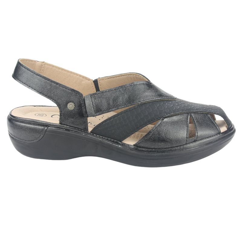 CHALADA - Sandalia Mujer Negro Casual Chalada Mestico-1