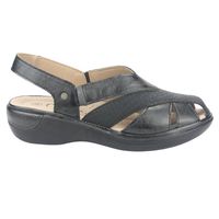 Sandalia Mujer Negro Casual Mestico-1
