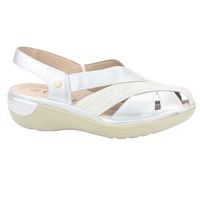 Sandalia Mujer Plateado Casual Mestico-1