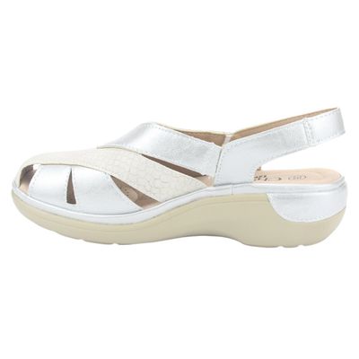 Imagen 2 del producto Sandalia Mujer Plateado Casual Mestico-1