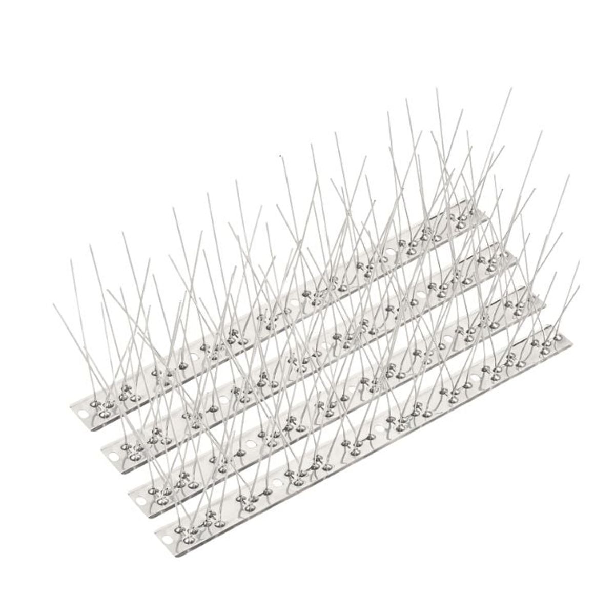 CRUSEC - Pack 10 Trampa De Palomas Aves Pinchos Acero Inoxidable