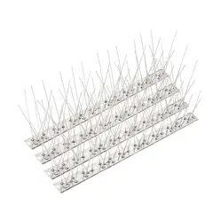 CRUSEC - Pack 10 Trampa De Palomas Aves Pinchos Acero Inoxidable