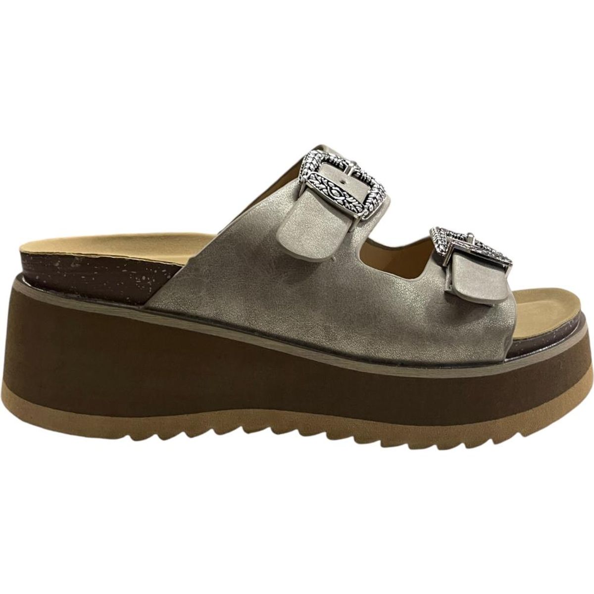 DETOGNI - Sandalia Mujer Taupe Carmen Detogni - Gris