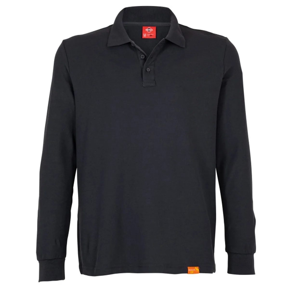 T-WORLD - Polera Hombre Piqué Manga Larga Premium 60-40 Para Bordar