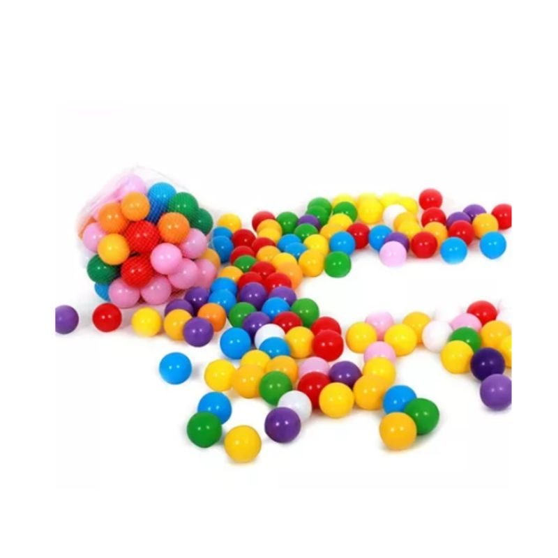 GENERICO - Pack 50 Pelotas Plásticas Para Piscina Colores Surtidos