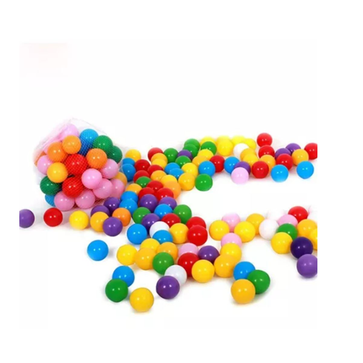 GENERICO - Pack 30 Pelotas Plásticas Para Piscina Colores Surtidos