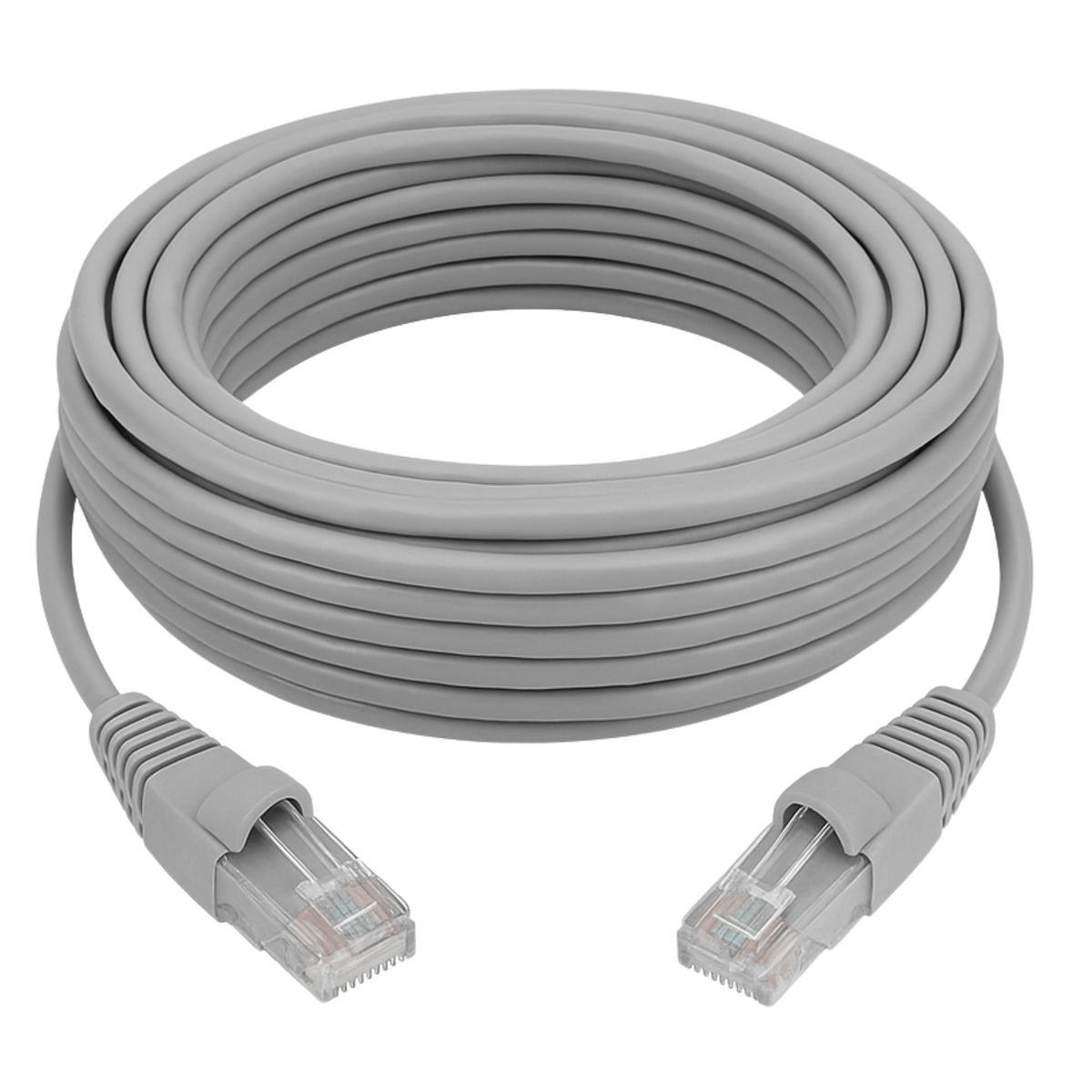 ULINK - Cable De Red Patch Cord Certificado Cat6 20 Mts Gris