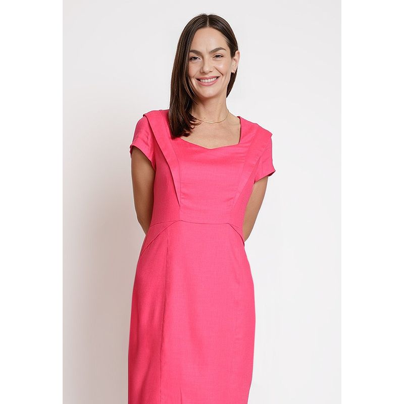 CANADIENNE - Vestido de Mujer Modelo Emily Color Fucsia
