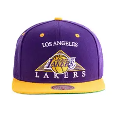 MITCHELL & NESS - Gorro Snapback Nba Los Angeles Lakers Morado Mitchell And Ness