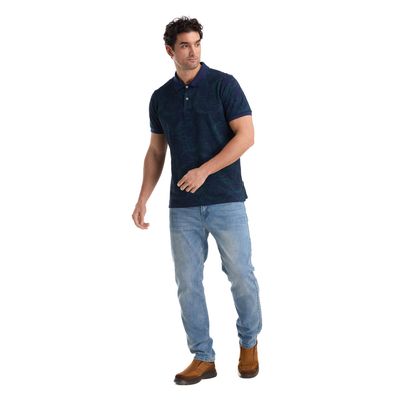 Imagen 2 del producto Polera Manga Corta Hombre Azul