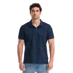 PANAMA JACK - Polera Manga Corta Hombre Azul