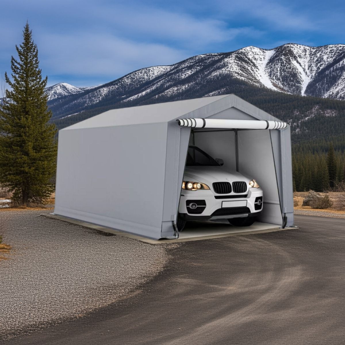 IGPRO - Carpa Garage Para Autos Armable 305x610x240cm