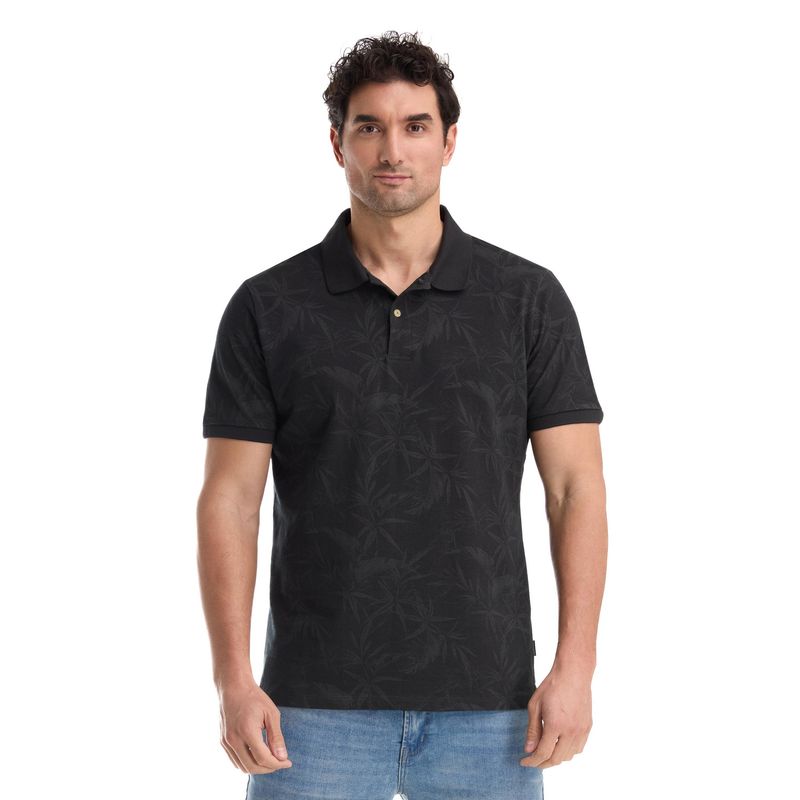 PANAMA JACK - Polera Manga Corta Hombre Gris Panama Jack