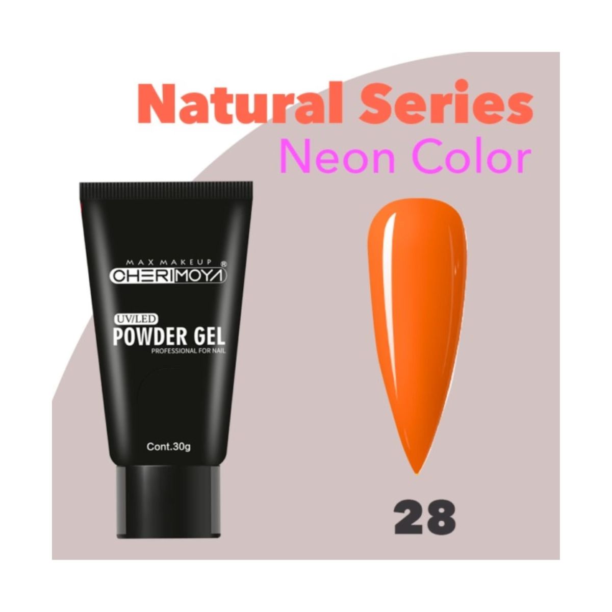 CHERIMOYA - Polygel de alta gama para construccion y extensiones de uñas 30gr