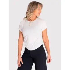 BSOUL - Polera deportiva Mujer Soft T-Shirt Blanca