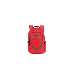 FABER-CASTELL - Mochila Weekend 30l Rojo/Gris