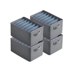GENERICO - 4ud Cajas De Almacenamiento Para Vaqueros Suéter Grueso