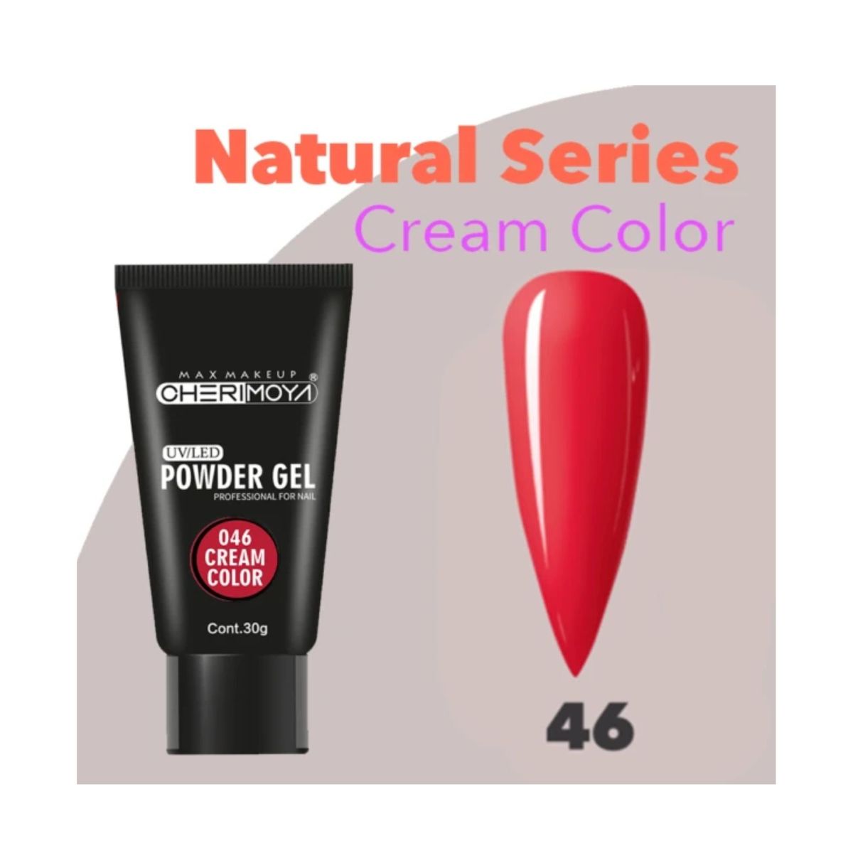 CHERIMOYA - Polygel de alta gama para construccion y extensiones de uñas 30gr