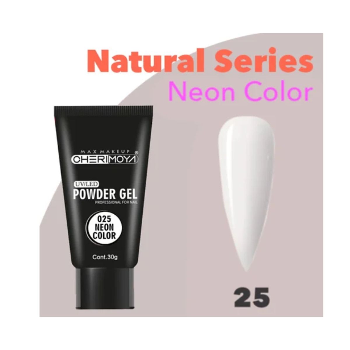 CHERIMOYA - Polygel de alta gama para construccion y extensiones de uñas 30gr