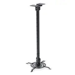KLIP XTREME - SOPORTE PARA PROYECTOR A TECHO, 85 Y 121 CM. 15KG. NEGRO