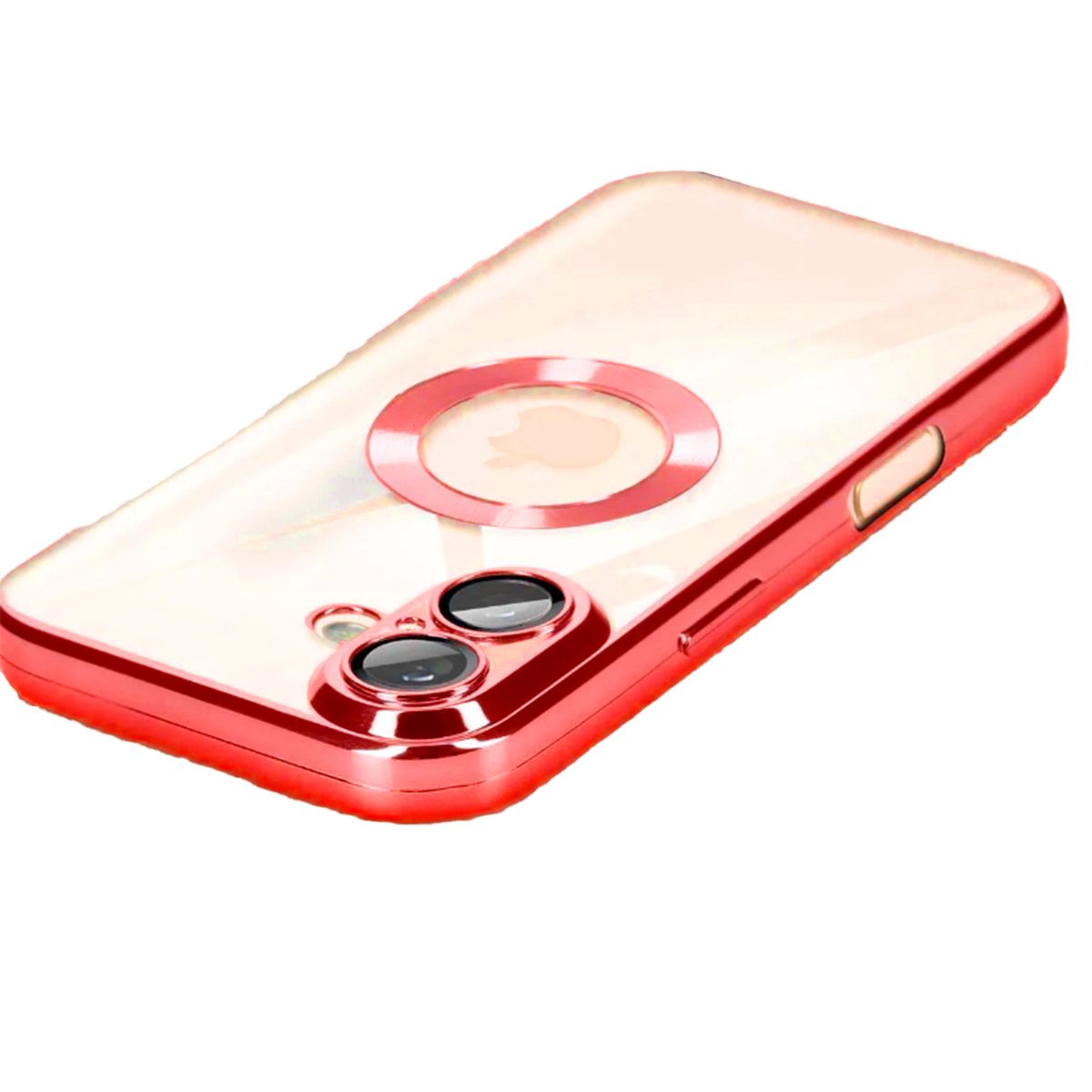 JOICO - Carcasa Funda Para iPhone 16 Plus Magsafe Metalizada Rojo