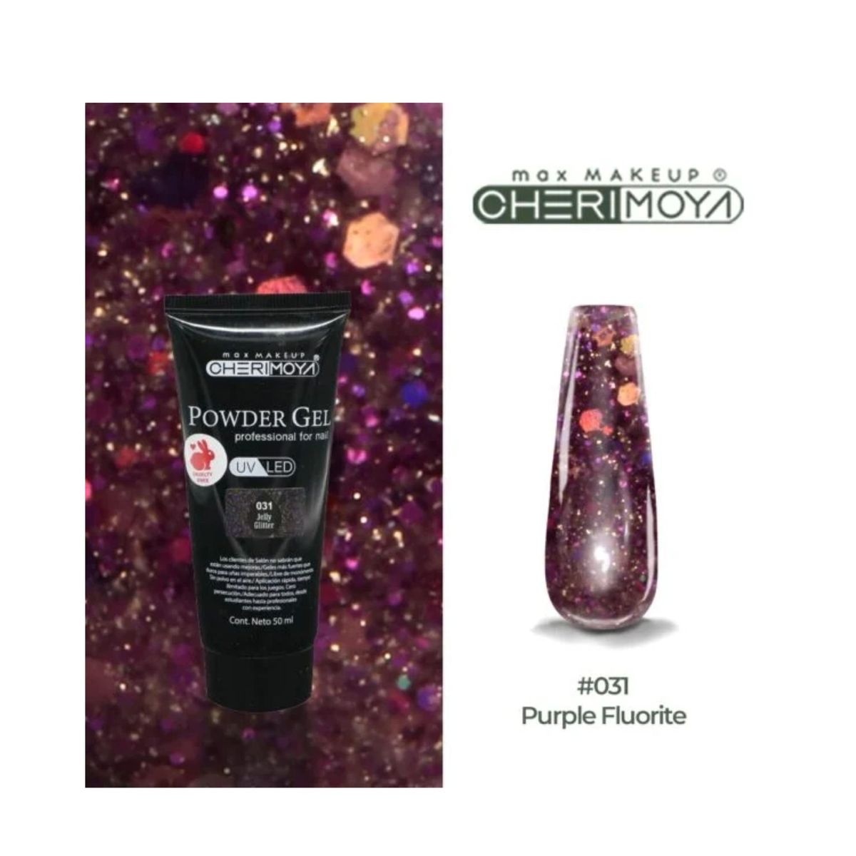 CHERIMOYA - Polygel de alta gama para construccion y extensiones de uñas 30gr