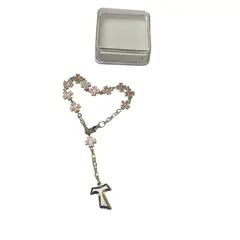 GENERICO - Brazalete Italiano Cruces Rosadas y Cruz Tau Zama