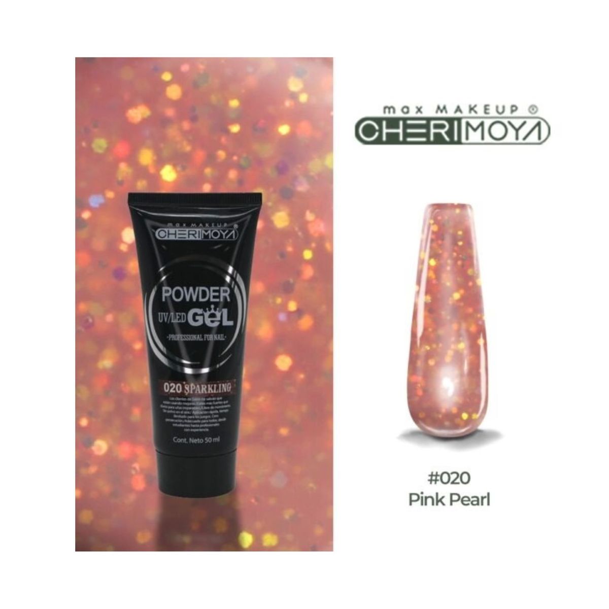 CHERIMOYA - Polygel de alta gama para construccion y extensiones de uñas 30gr