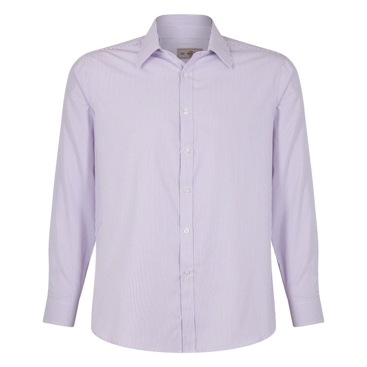 T-WORLD - Camisa Trevira Urban Listado Manga Larga Hombre