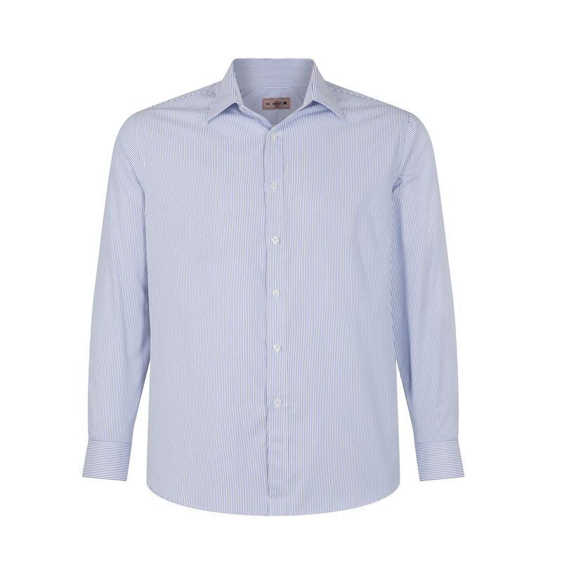 T-WORLD - Camisa Trevira Urban Listado Manga Larga Hombre