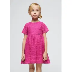 MAYORAL - Vestido Elegante estilo guipur niña
