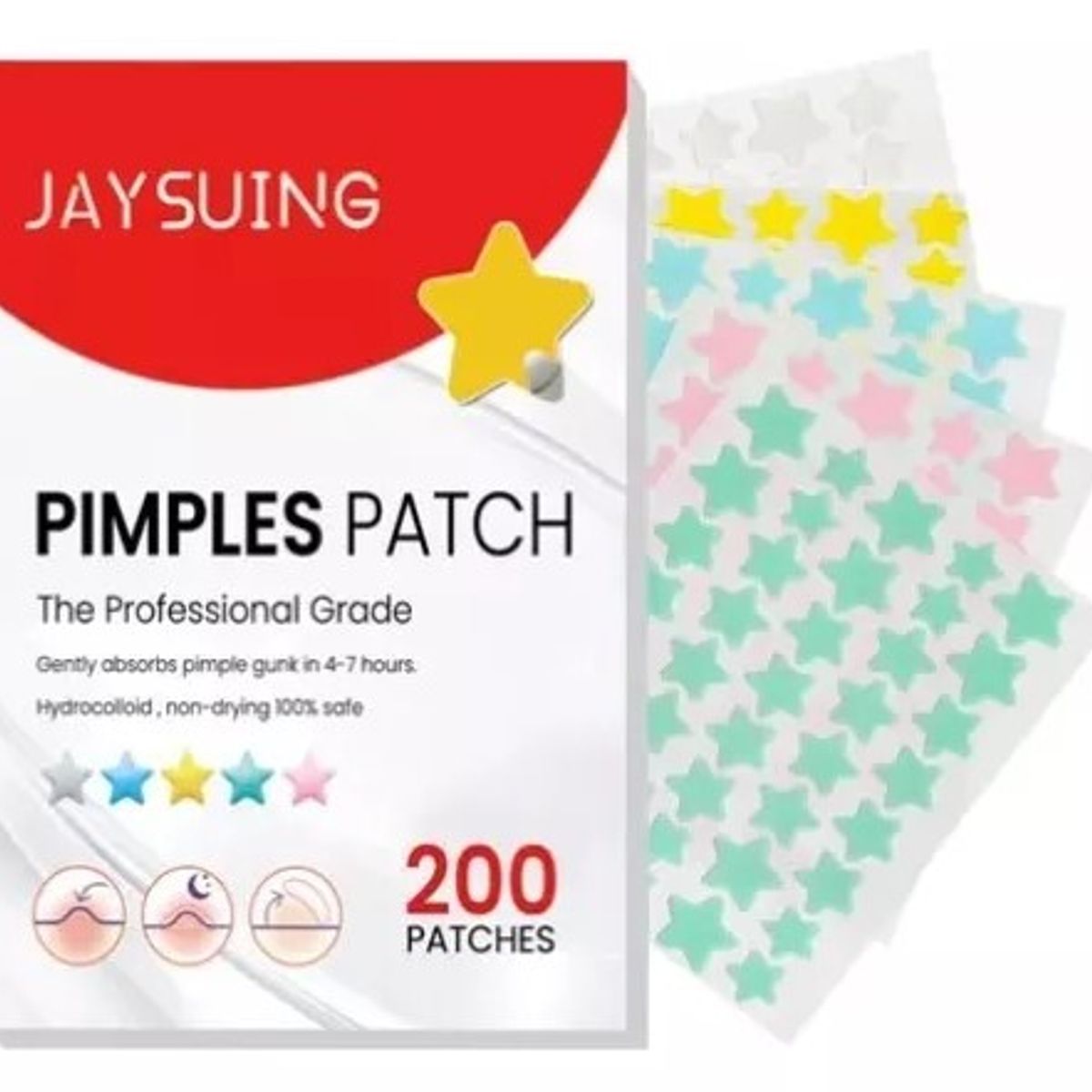 GENERICO - Parches Para Espinillas En Forma De Estrella