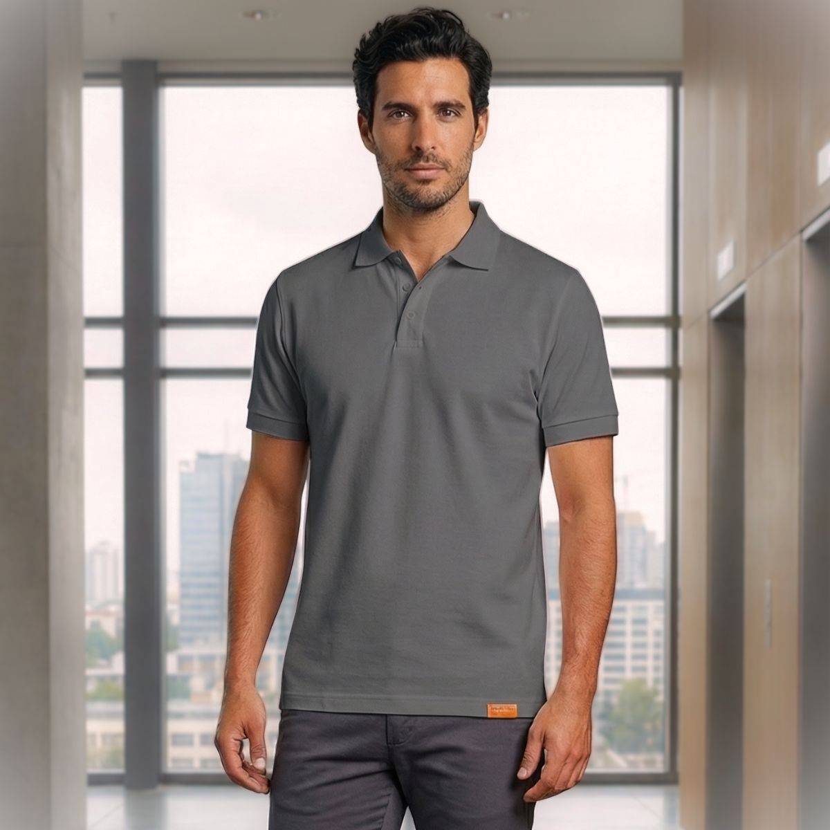 T-WORLD - Polera Piqué Manga Corta Premium 6040 Ideal Para Bordar