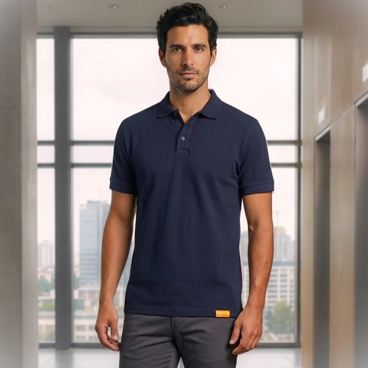 T-WORLD - Polera Piqué Manga Corta Premium 6040 Ideal Para Bordar