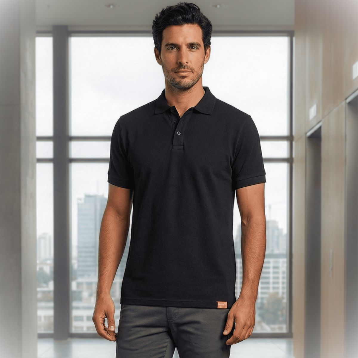 T-WORLD - Polera Piqué Manga Corta Premium 6040 Ideal Para Bordar