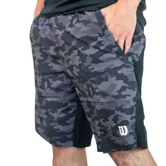 WILSON - Short Flex Negro Camo Tenis Padel