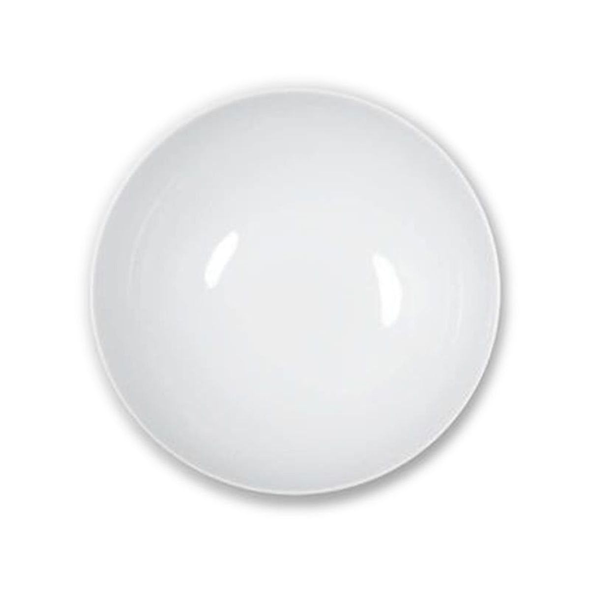 COSTA VERDE - Plato porcelana blanca Hondo Coupe 24 cm Set 6 pcs