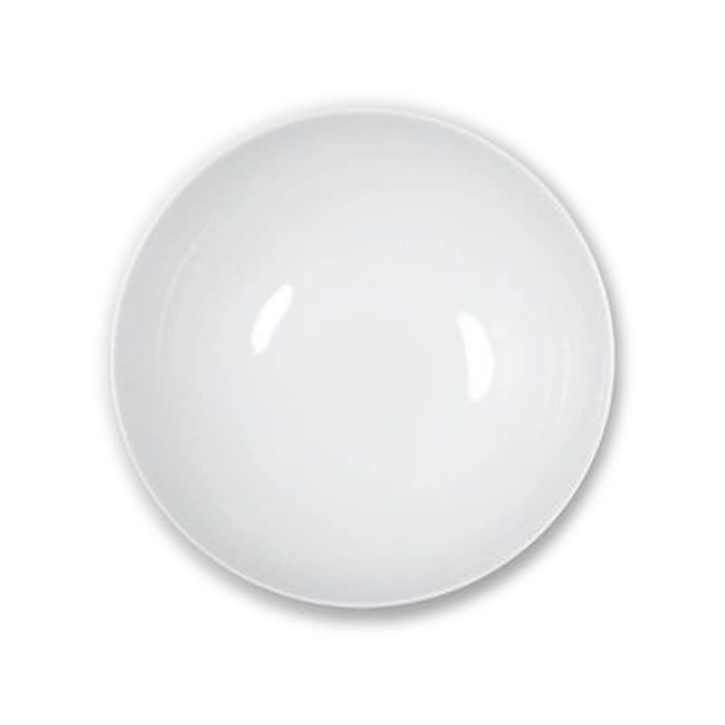 COSTA VERDE - Plato porcelana blanca Hondo Coupe 24 cm Set 6 pcs
