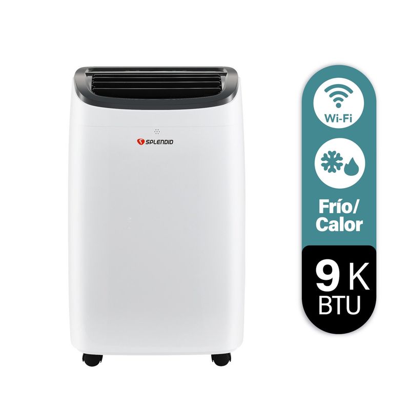SPLENDID - Aire acondicionado portátil 9000 BTU Wi Fi Splendid
