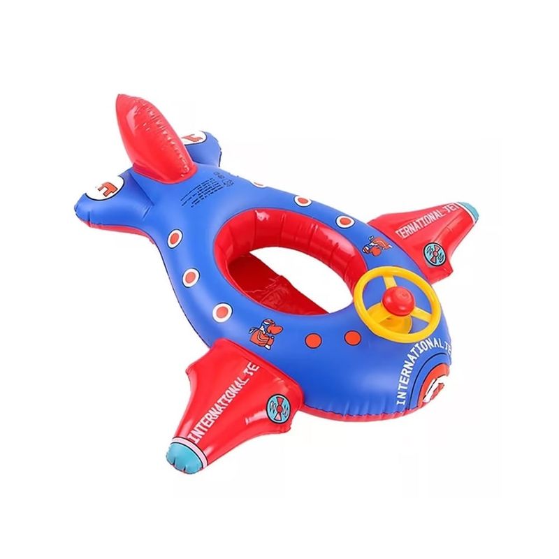 ANGELES DEL HOGAR - Flotador Inflable Para Bebe Avion