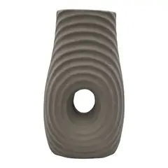 GENERICO - Jarron Florero De Ceramica Fina Decorativo Moderno Cafe.